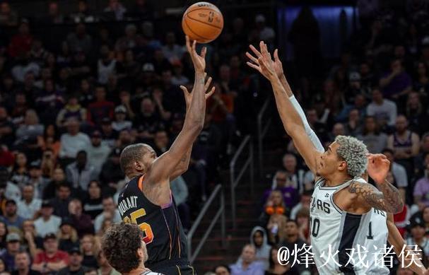文班亚马42分带领马刺胜老鹰 杜兰特37+10难救太阳负步行者